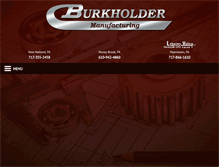 Tablet Screenshot of burkholdertrailers.com